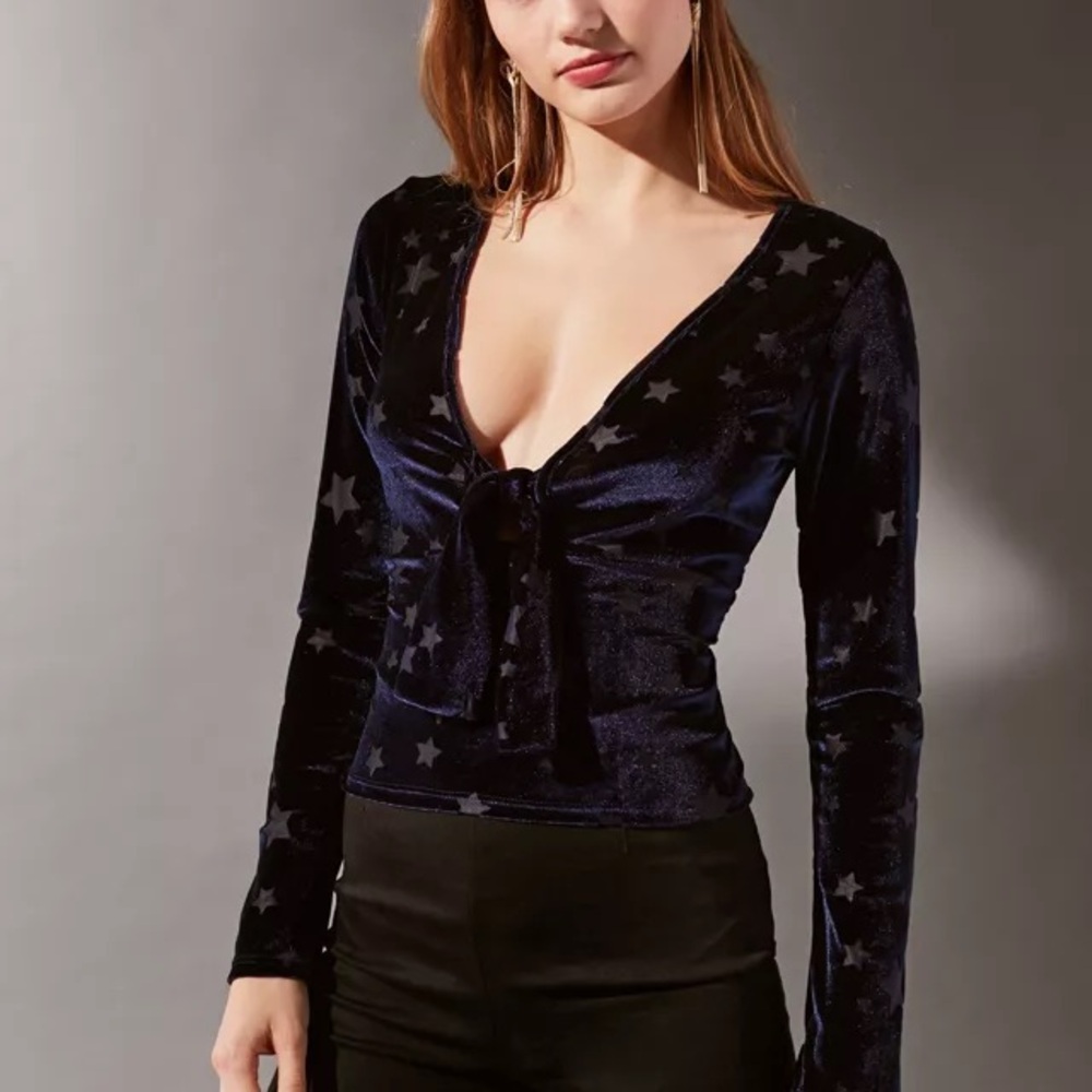 Starry Night Velvet Top